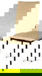 Krzesło tapicerowane VALVA DUO VELVET BEIGE